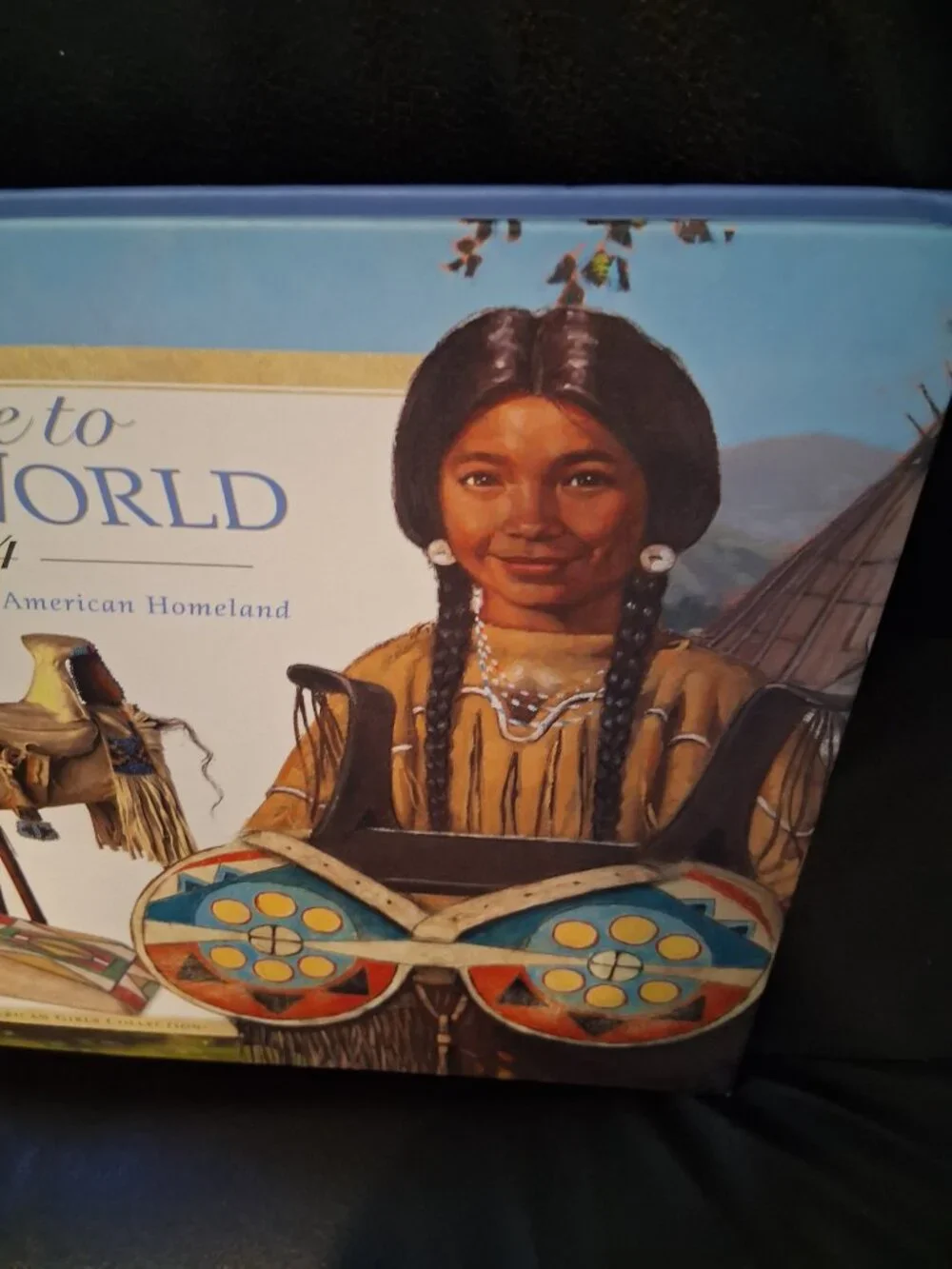 Welcome to Kaya's World book  American Girl Doll.  Native American